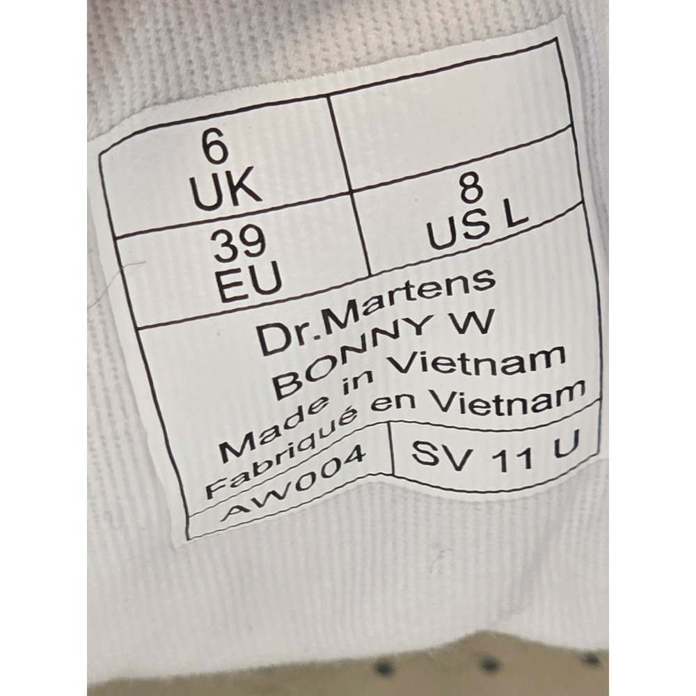 Dr. Martens Bonny W Tech Nylon Canvas Chukka Boots White Womens 8 Gorpcore - Picture 8 of 13